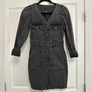 NWOT GAP Women's Black Denim Dress
